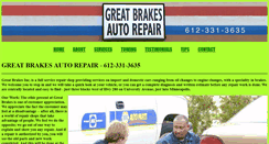 Desktop Screenshot of greatbrakesautorepair.com
